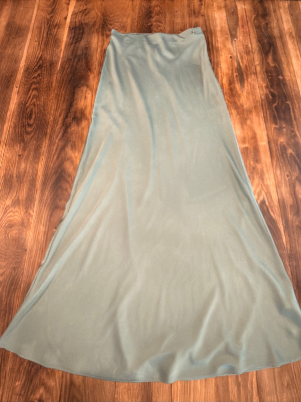 Guess Sage Green Maxi Slip Skirt - Women